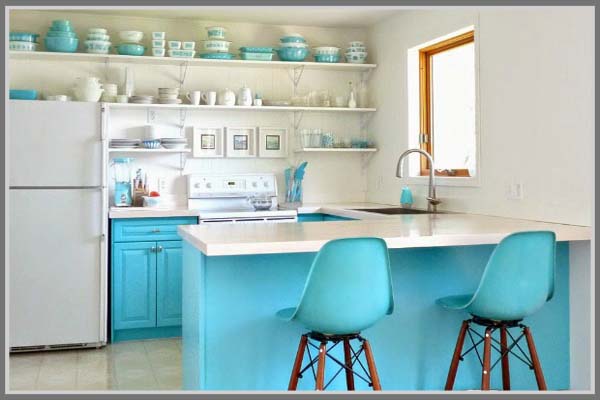 Suasana Baru Dengan Warna Yang Juga Baru Di Dapur